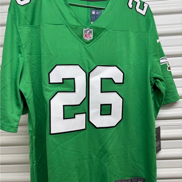 Saquan Barkley Kelly Green On Field Alternate Stitched Jersey New with tags. - Picture 8 of 15